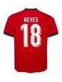 Portugal Ruben Neves #18 Replika Hemmakläder EM 2024 Kortärmad